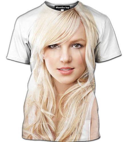 Playera De Manga Corta Con Estampado 3d De Britney Spears