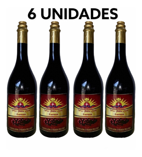 Vino Santa Cruz De Mompox 750ml 6unidad - mL a $200