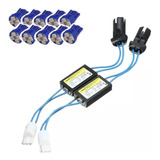 Par Resistor Canceller T10+10 Super  Led T10 Esmagada Branca