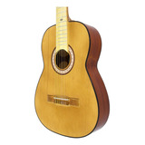 Guitarra Acústica Clásica Cuerdas De Nylon Cl1-veteada-ave Color Natural Orientación De La Mano Derecha