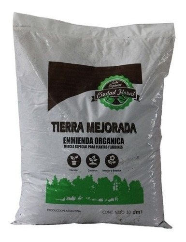 Tierra Mejorada 10 Dm Ciudad Floral : Hojarasca Plantas :