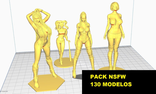 Pack Mujeres Nsfw 130 Modelos Archivo Stl Para Impresion 3d 