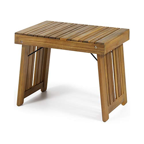 312744 Hilton Outdoor Mesa Auxiliar Plegable De Madera ...