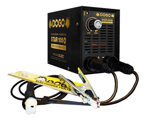 Soldadora Inverter Dogo Star-105 Negra 220v Color Negro