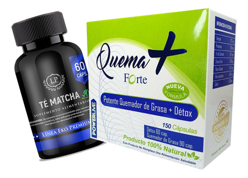 Quema + Forte - Quemador + Inhibidor Apetito Calidad Plus