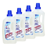 4 Pack Roma Detergente Liquido Ropa 1 Lt