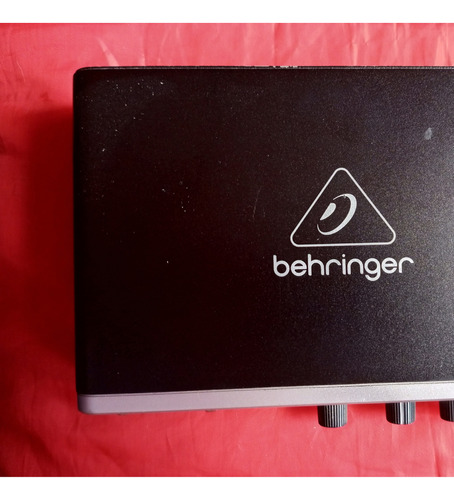 Interfaz Audio Usb Behringer U-phoria Umc202hd Negro Usada!