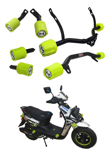 Sliders Mach Para Motoneta Vento Ruda 170/150 Kit Cuádruple