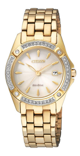 Tew2352-59p Reloj Citizen Eco Drive Dorado