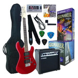 Guitarra Eléctrica Yamaha Erg121 M Red Pack Todo Incluido