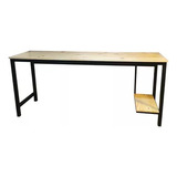 Mesa Escritorio Pc 150x50 Industrial Madera Reforzado Office