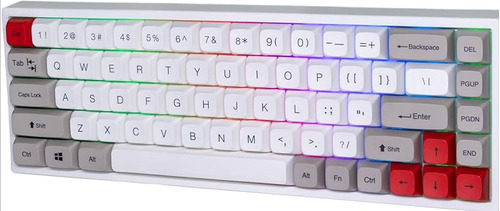 Teclado Mecânico Gamer Switch Brown Rgb Gamakay 60%