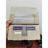 Super Nintendo Antigo Funcionando 100%