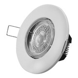 Spot Embutir Movil Pvc Para Dicroica Led 