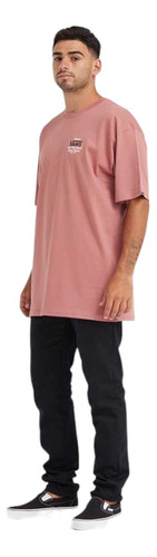 Remera Vans Modelo Holder St Classic Rosa Pálido Exclusiva