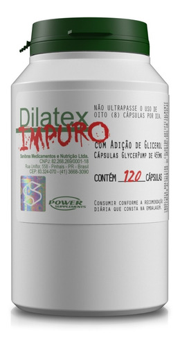 Dilatex Impuro 120caps- Power Supplements Arginina + Alanina