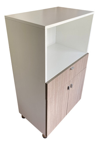 Mueble Para  Microondas Horno Electr 2 Puertas Cajon  Armado