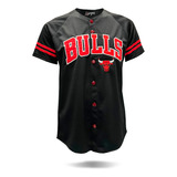 Jersey Casaca Beisbol Chicago Bulls Bordada Baseball 