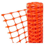 Malla Red Plástica Eversafe Tejido Seguridad Naranja