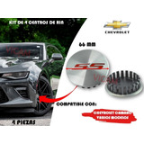Kit De 4 Centros De Rin Chevrolet Camaro Ss Gris 66 Mm