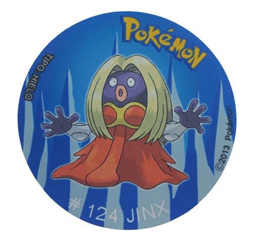 Mousepad De Tazo Pokemon Modelo #124 Jinx