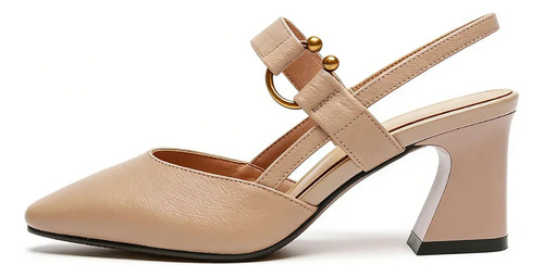 Zapatos De Tacón Alto Grueso Antideslizantes Para Mujer Dama | MercadoLibre