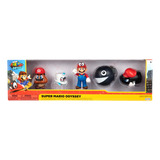 5 Bonecos Coleção Super Mario Odyssey - Super Mario