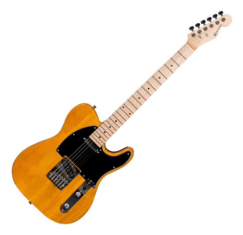 Guitarra Elétrica Telecaster Michael Tília Âmbar Gm385n