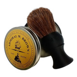 Crema De Afeitar + Brocha 30mm Nudo Admiral W. Brown