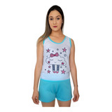 Pijama Short Dool Regata Conjunto De Dormir