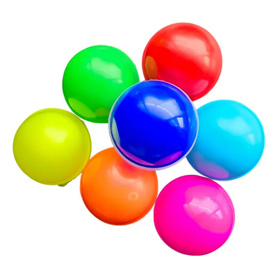 500 Capsula Esfera Chiclera Vending 4 Pulgadas 10cm Vacia 2p