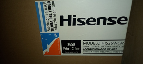 Aire Acondicionado Nuevo Hisense 2650w