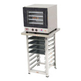 Forno Turbo Prp-004 220v + Bancada Mes-004 + 4 Fromas Progás