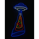 Nave Espacial Com Pizza 74cm X 35cm 