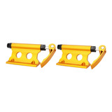 2 Uds., Portaequipajes Para El Techo Del Coche, Dorado