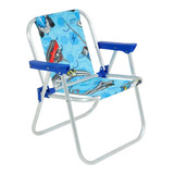 Cadeira Infantil De Praia Em Alumínio Hot Wheels Bel Fix