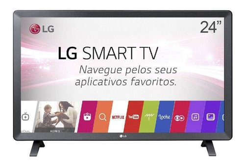 Smart Tv Monitor LG 24  Led Wi-fi Webos 3.5 Dtv Time Machin
