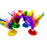 10 Peteca Colorida Brinquedo Infantil Adulto Lembrancinha