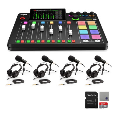 Estudio De Producción De Audio Rode Rodecaster Pro Ii Con Zo
