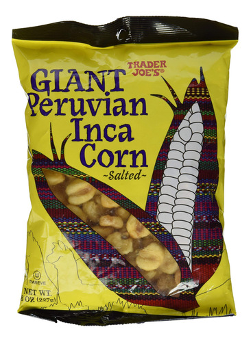 Trader Joe's Gigante Peruano Inca Maiz Salado Crujiente Aper