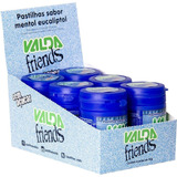 Kit Pastilha Valda Friends Mentol Eucaliptol 6 Potes De 50g