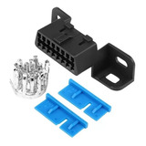 Cabo Adaptador Obd2 16 Pinos Fêmea / Conector Para Montar