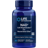 Life Extension, Nad+ 300mg Con Resveratrol, 30 Cápsulas