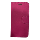 Flip Cover ( Tipo Agenda) Para iPhone 7 / 8 Plus Fucsia