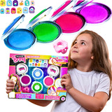 Kit Brinquedo Menina Mechas Coloridas Salão Beleza Infantil