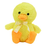 Pato De Peluche Patito Con Moño Y Brillos Super Cute