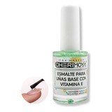 Esmalte Para Uñas Base Con Vitamina E Cherimoya 10ml Manicur