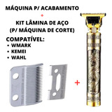 Kit Barbeiro Kit Lâmina De Ferro + Máquina Para Acabamento!!