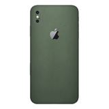 Skin Vinil Premium Verde Militar Para iPhone XS Max