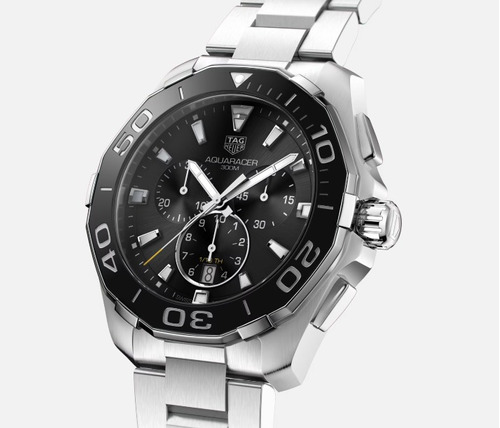 Relógio Tag Heuer Aquaracer Quartz Chronograph Cay111a 43mm